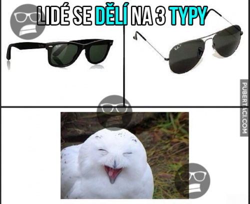  Lidé se dělí na 3 typy 