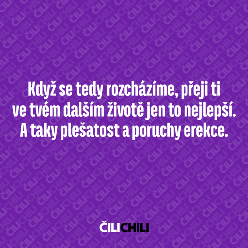 Rozcházíme se