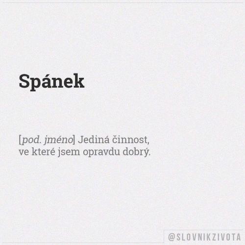  Spánek 