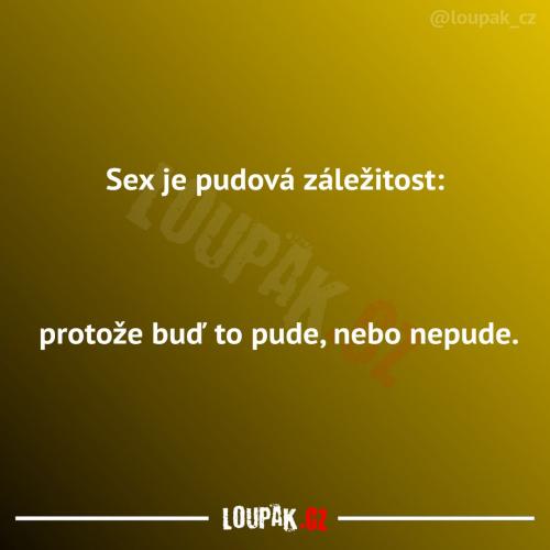  Je to otázka pudu 