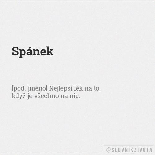  Spánek 