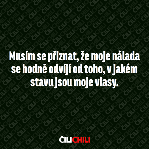 Musím se přiznat