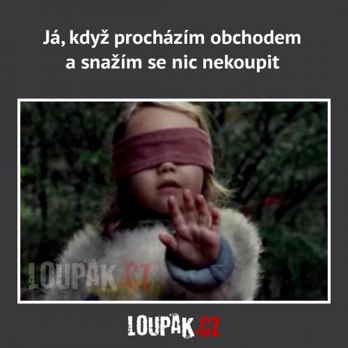  Když chodím obchodem 