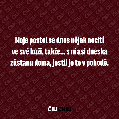  Moje postel 