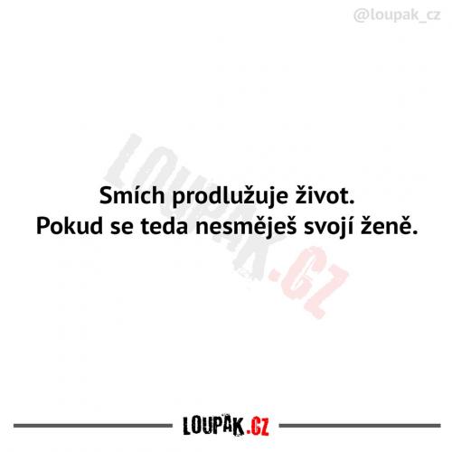 Většinou ho prodlužuje