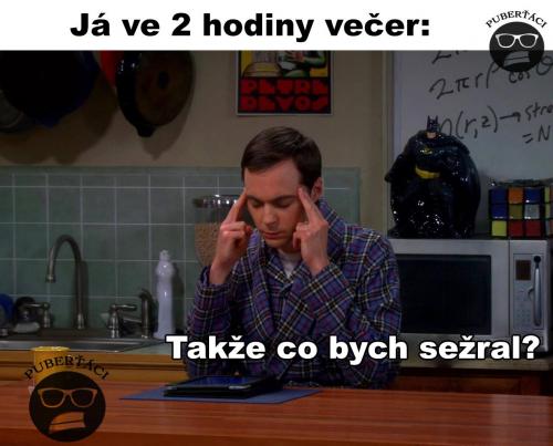  2 hodiny večer 