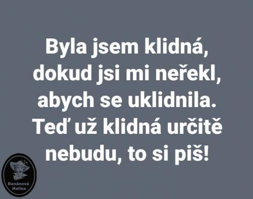  Byla jsem klidná 