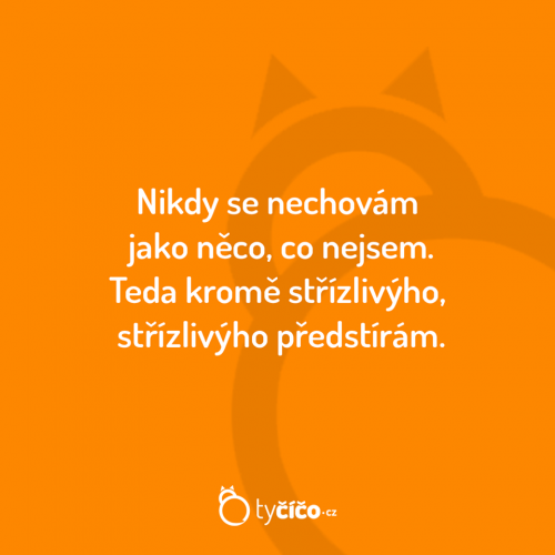Minimálně se o to snažím