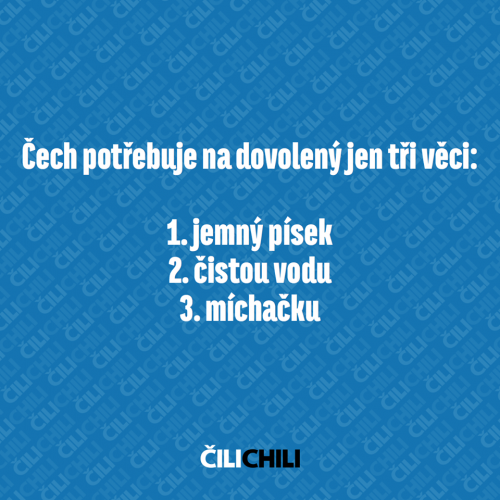  Čech na dovolené 