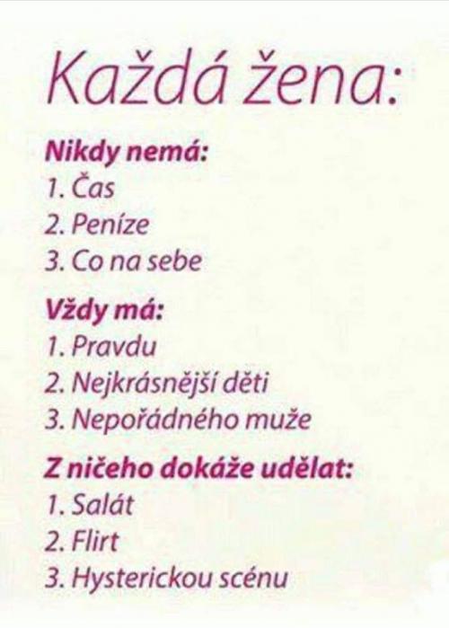  Každá žena 