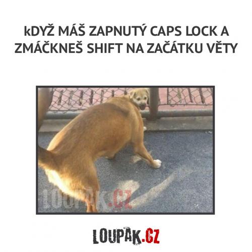  Caps lock 