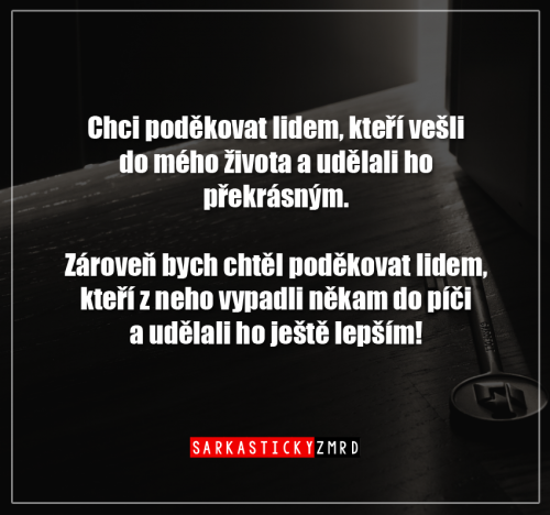  Chci poděkovat 