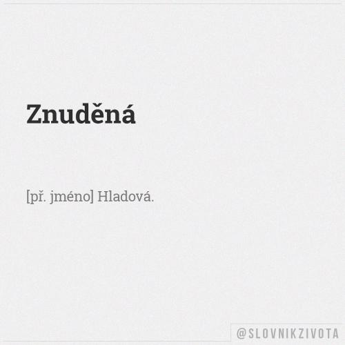 Znuděná