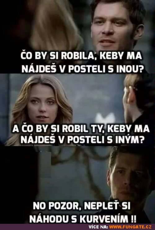V posteli