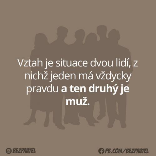  Vztah je situace 