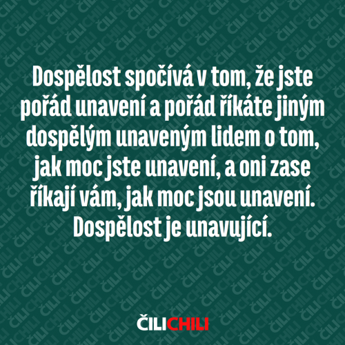  Dospělost 