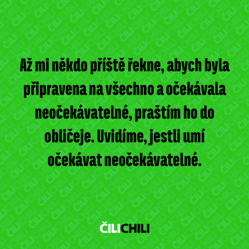 Neočekávatelné