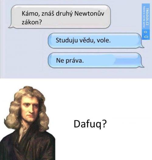  Newtonův zákon 