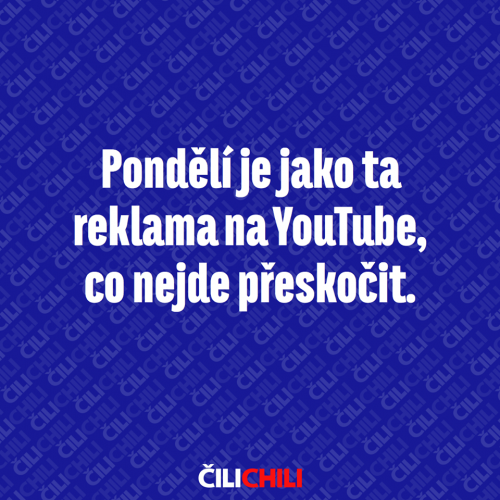  Pondělí 