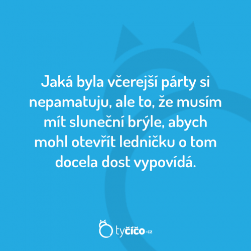  Včerejší party 