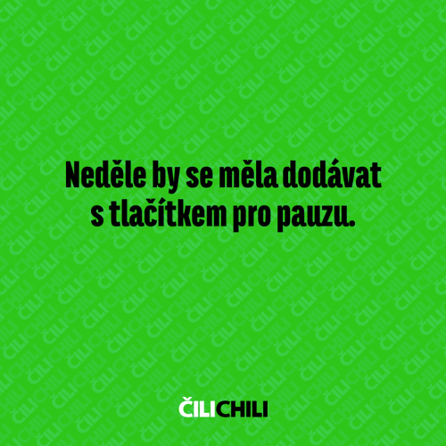  Neděle 