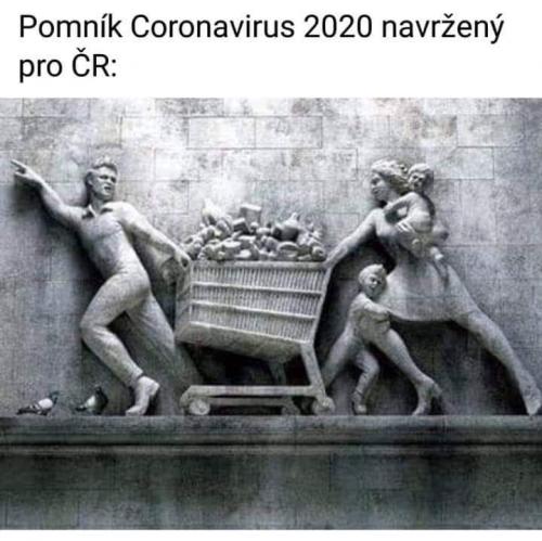  Pomník Coronavirus ČR 2020 