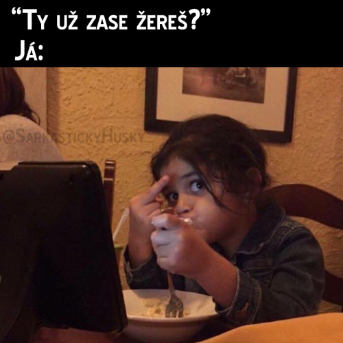 Označ do komentářů nenažrace