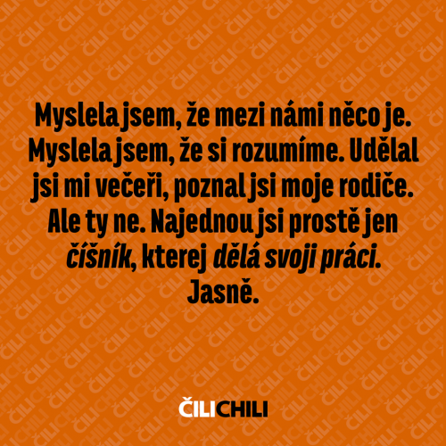Myslela si
