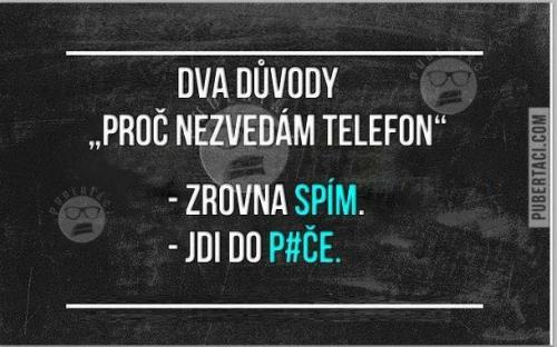  Dva důvody 