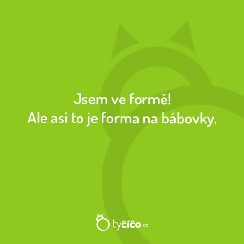  Jsem ve formě 