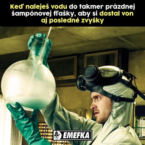 Šampónová flaše