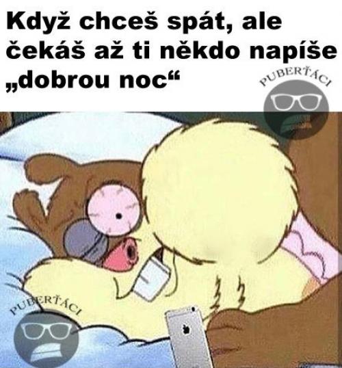  Chci spát 