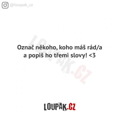 Označ někoho