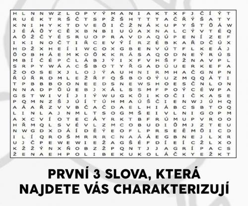  První 3 slova 