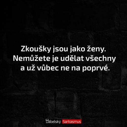  Zkoušky a ženy 