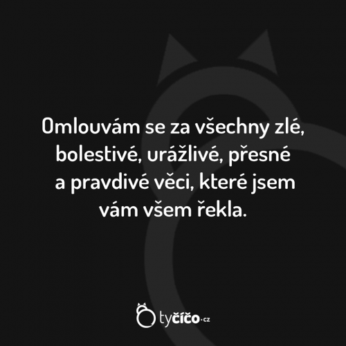 Omluvám se