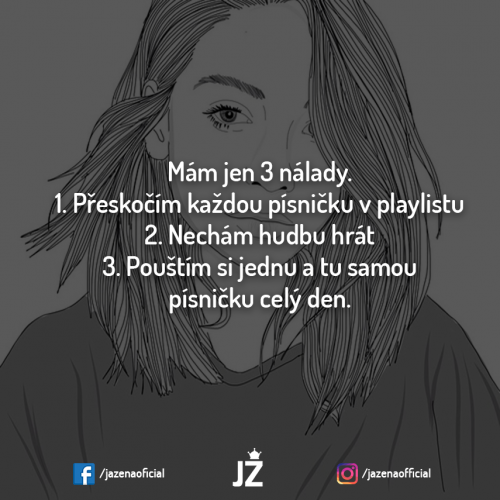 3 Nálady