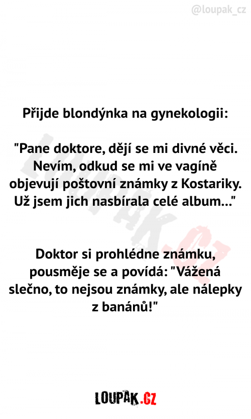  Blondýnka na gynekologii 