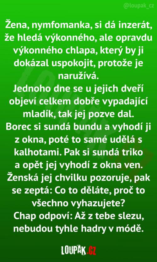  Takového muže hledala! 