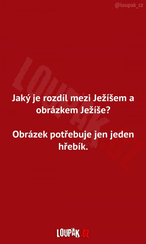  Rozdíl mezi Ježíšem a obrazem 