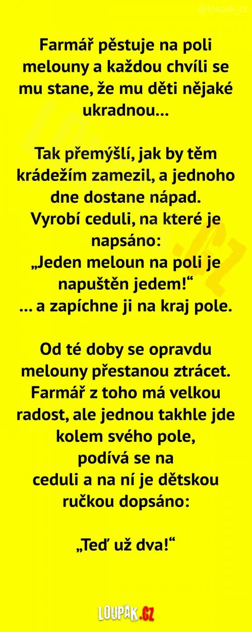  Děti přelstily farmáře 