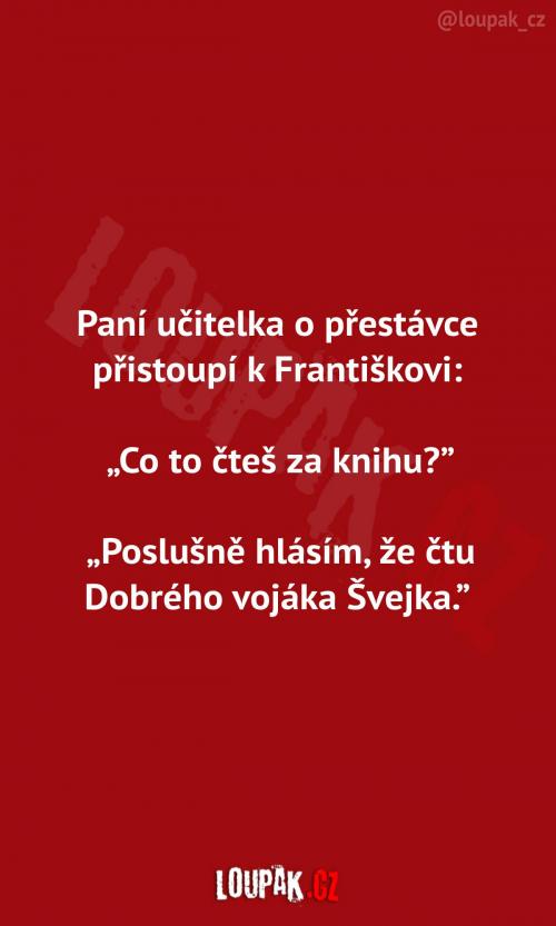  Paní učitelka o přestávkách  