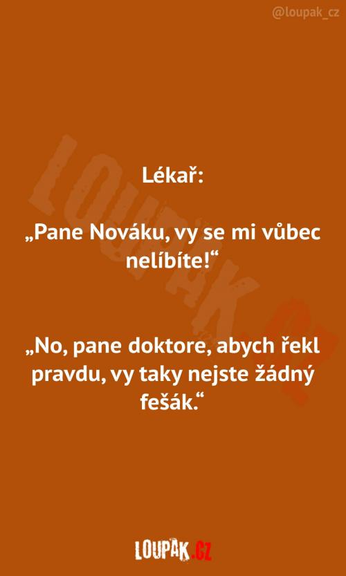  Pan Novák u lékaře..  