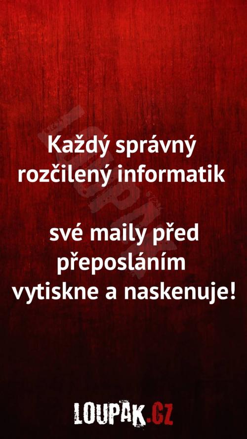  Jak vypadá každý správný rozčílený informatik 