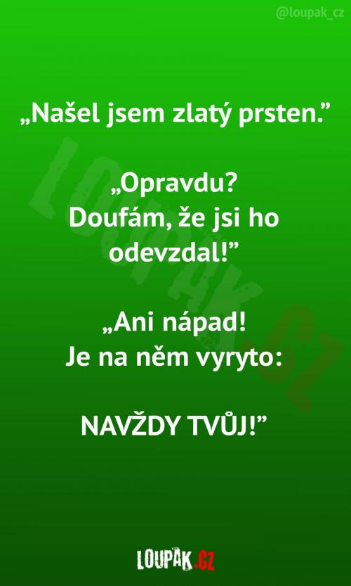  Takové nálezy se neodevzdávají 