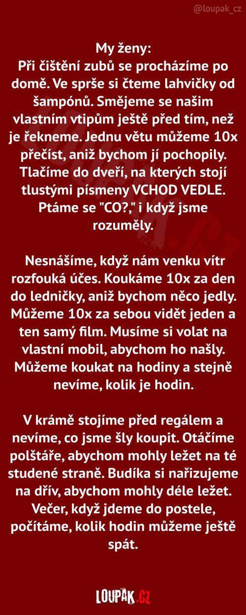  Několik vět o ženách 