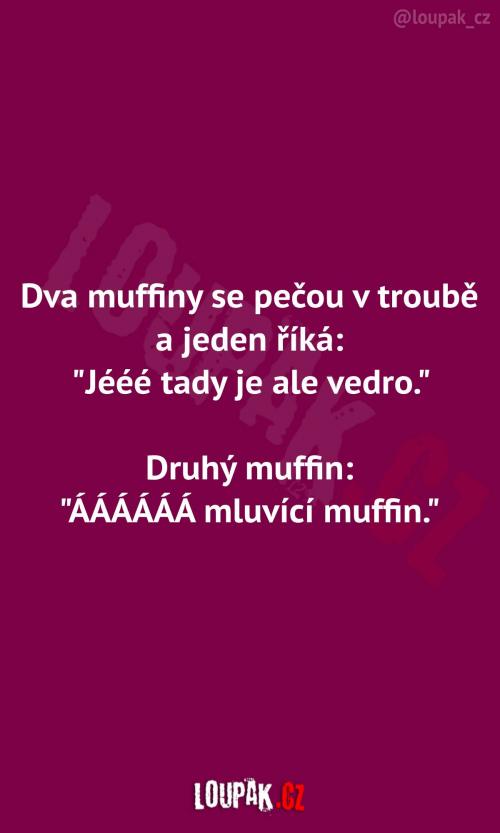  Dva muffiny v jedné troubě 