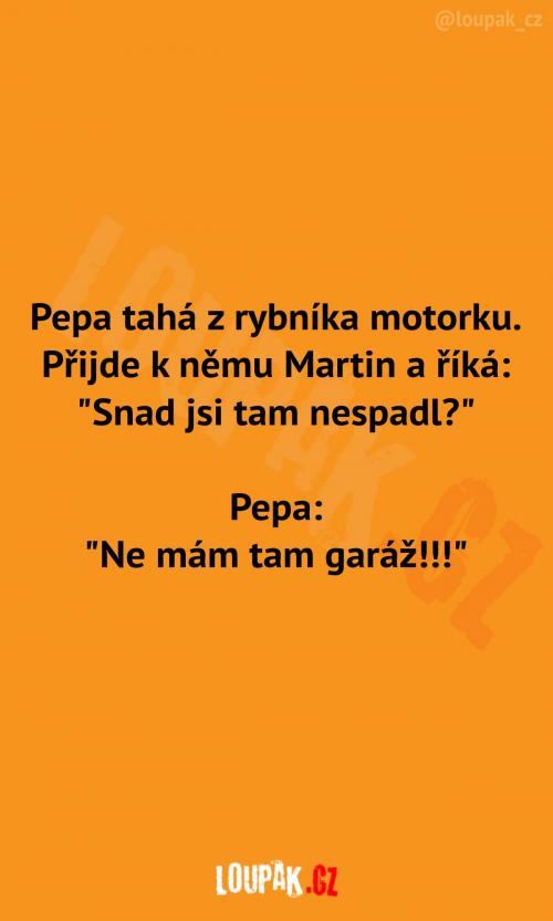  Rybník s využitím pro motorku 