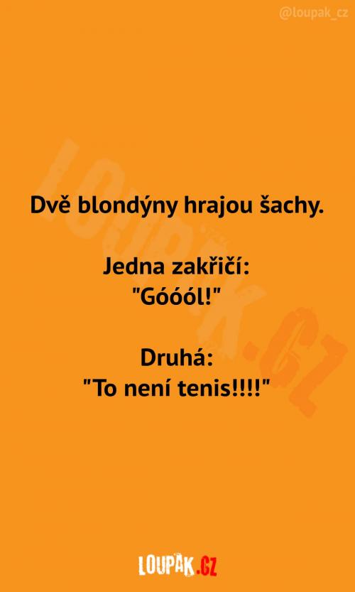  Blondýnky hrají šachy 