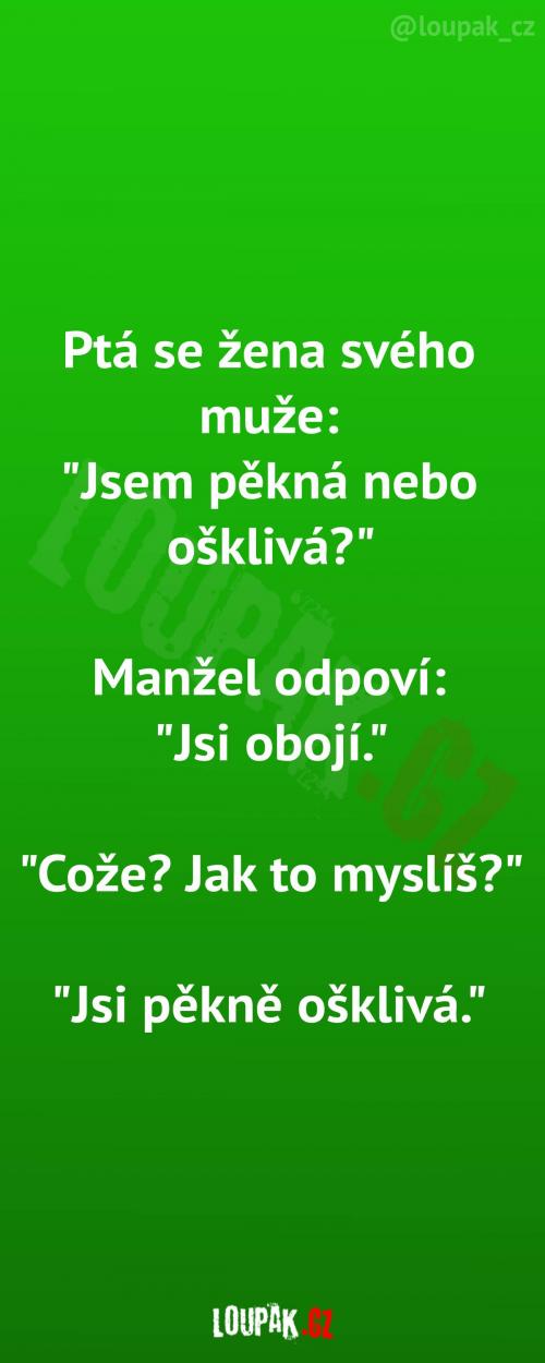 Pěkná a ošklivá zároveň Pěkná a ošklivá zároveň